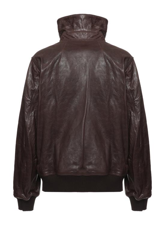 26FW 릭 오웬스 가죽 자켓 RU02F4751 LBE84 BROWN - RICK OWENS