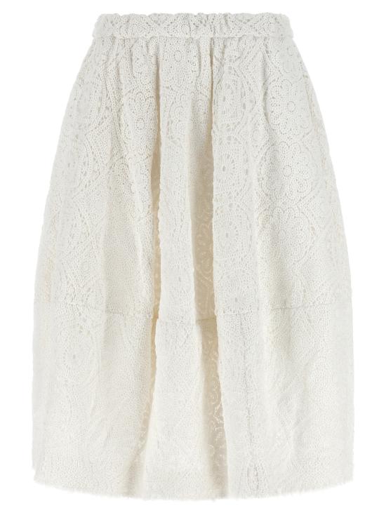 26SS 꼼데가르송 미디 스커트 CO335508BM WHITE