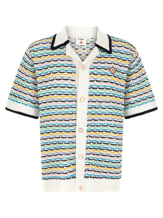 26FW 카사블랑카 반팔 셔츠 CA339830BM MULTICOLOR