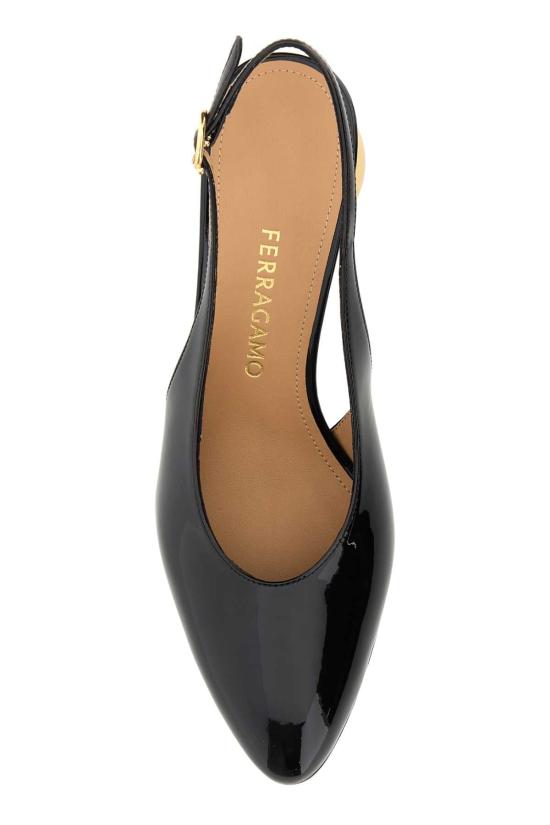 25FW 살바토레 페라가모 힐/펌프스 01K4437848791C NEROBISCOTTO BLACK - SALVATORE FERRAGAMO