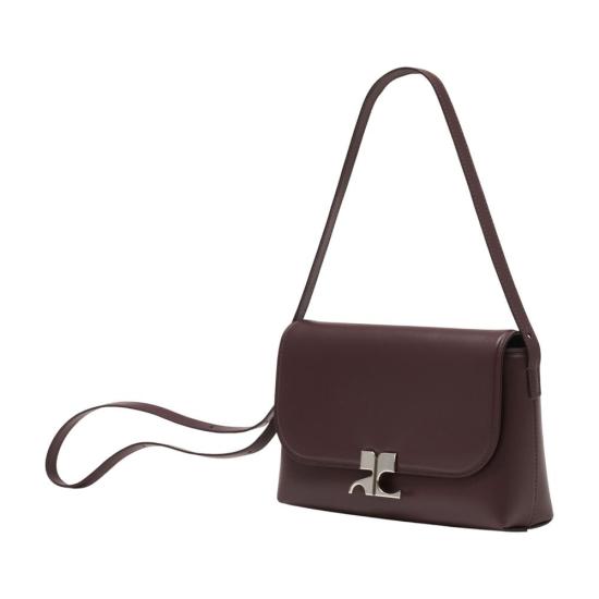  쿠레쥬 숄더백 CRG026010 BURGUNDY - COURREGES