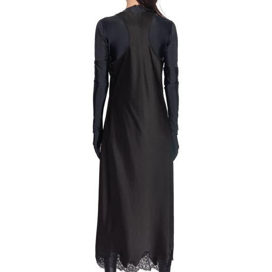  발렌시아가 미디 원피스 BA 9137680875732 BLACK - BALENCIAGA