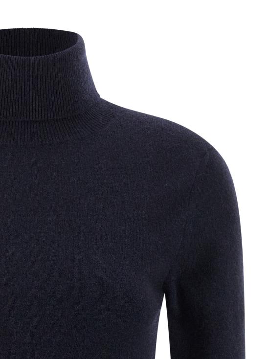 25FW 발렌시아가 터틀넥 BA321004BM NAVY - BALENCIAGA