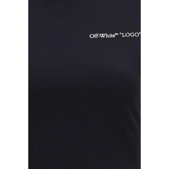 26FW 오프화이트 반팔 티셔츠 OF2FA00560TW003BB BLACK - OFF WHITE