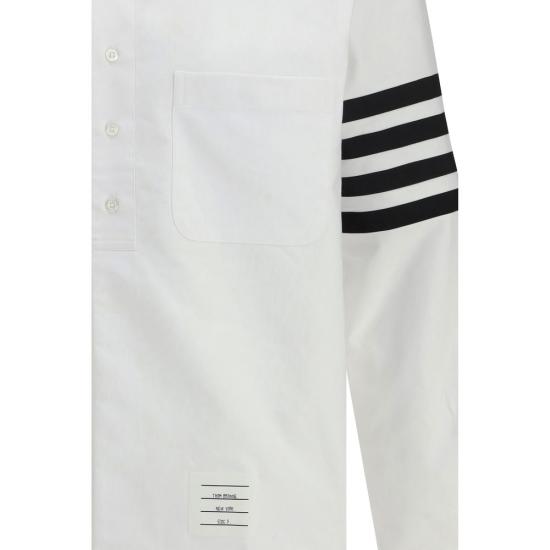 26SS 톰브라운 긴팔 셔츠 THMWL431CF0313100BB WHITE - THOM BROWNE