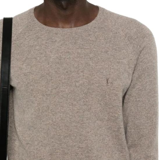  생로랑 스웨터 SA 9137702043860 TAUPE - SAINT LAURENT
