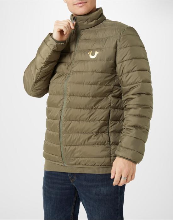  트루릴리젼 숏패딩 105321KALAMATA GREEN - TRUE RELIGION