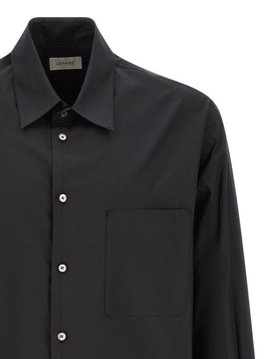 26SS 르메르 긴팔 셔츠 LE334924BM BLACK - LEMAIRE