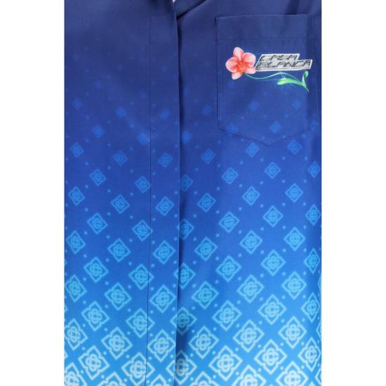 26SS 카사블랑카 셔츠 CAWSP26SH20001ORCHIDMONOBB BLUE - CASABLANCA