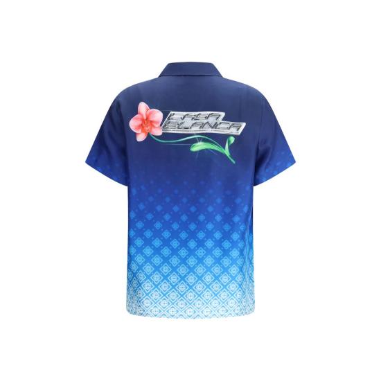 26SS 카사블랑카 셔츠 CAWSP26SH20001ORCHIDMONOBB BLUE - CASABLANCA