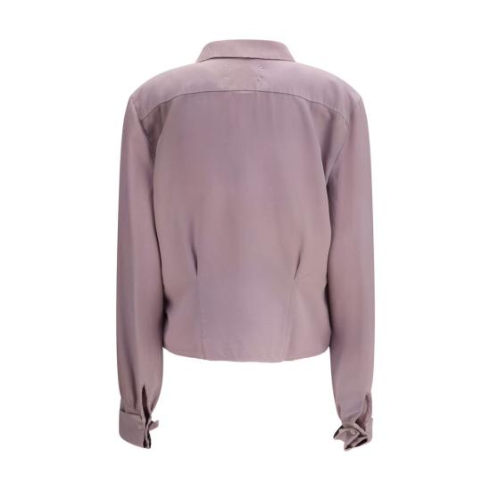 26SS 마르지엘라 블라우스 MAS51DT0028M35704365BB PURPLE - MAISON MARGIELA
