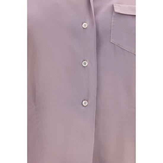 26SS 마르지엘라 블라우스 MAS51DT0028M35704365BB PURPLE - MAISON MARGIELA
