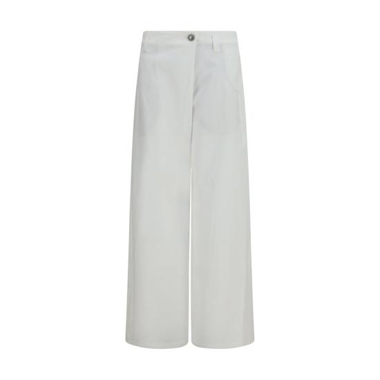 26SS 브루넬로 쿠치넬리 수트 팬츠 BRML120P9208C600BB WHITE
