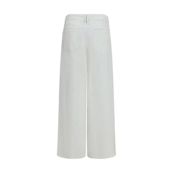 26SS 브루넬로 쿠치넬리 수트 팬츠 BRML120P9208C600BB WHITE - BRUNELLO CUCINELLI