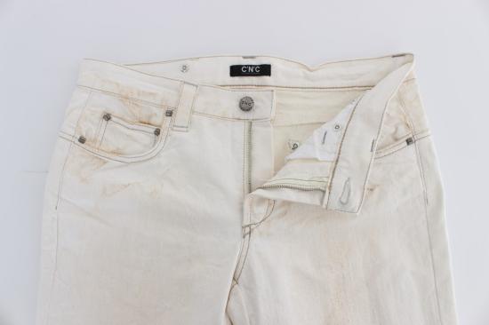  커스텀네셔널 데님 팬츠 SIG32590 WHITE - COSTUME NATIONAL