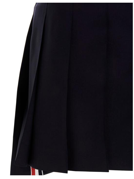 26FW 톰브라운 미디 스커트 TH258424BM BLUE - THOM BROWNE