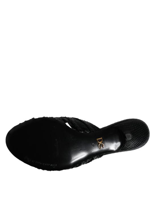  돌체앤가바나 뮬/슬리퍼 LA11331 BLACK - DOLCE & GABBANA