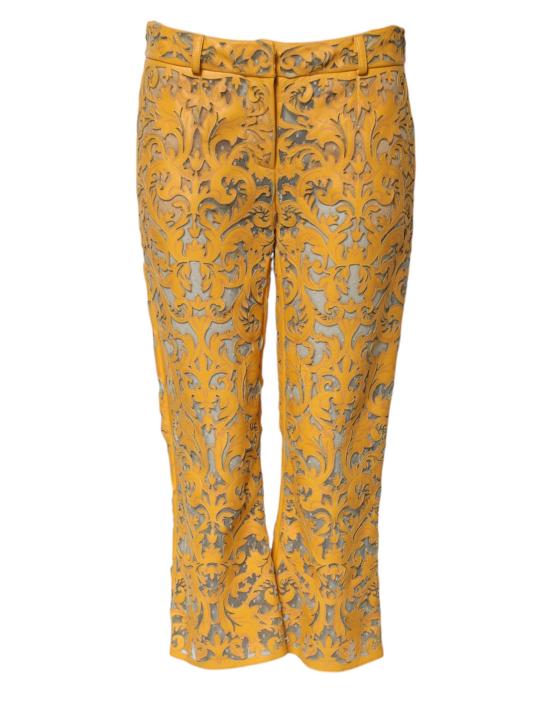  돌체앤가바나 스트레이트 팬츠 PAN74970 YELLOW - DOLCE & GABBANA