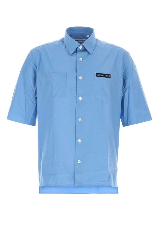  나마체코 반팔 셔츠 NS25402SN10035005 SKYBLUE