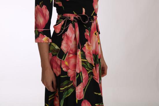  돌체앤가바나 미디 원피스 DR1446 BLACK - DOLCE & GABBANA