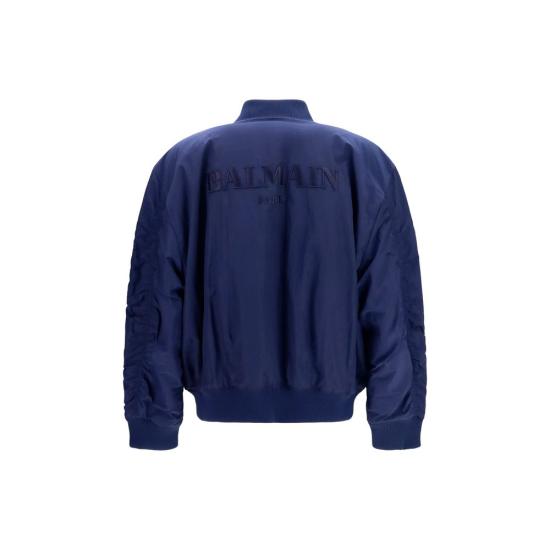 26FW 발망 봄버 자켓 BAHH1TFC55XM286DUBB NAVY - BALMAIN