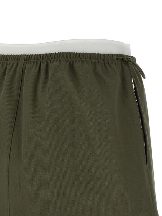 26SS 알렉산더 왕 숏 스커트 AL326698BM GREEN - ALEXANDER WANG