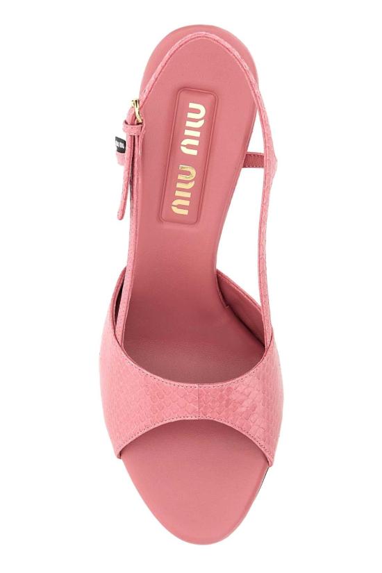 25FW 미우미우 샌들 5X547EF0850XP F0442 PINK - MIU MIU