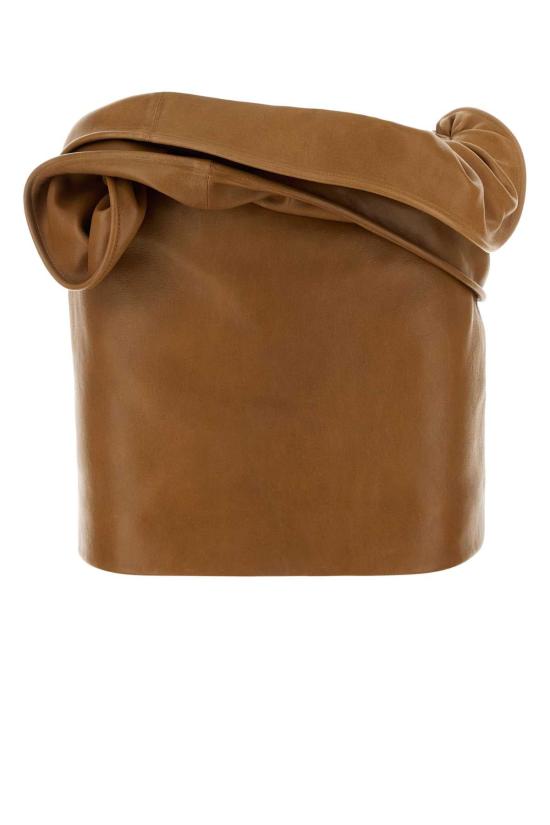 26SS 마그다뷰트림 숏 스커트 265526 CAMEL