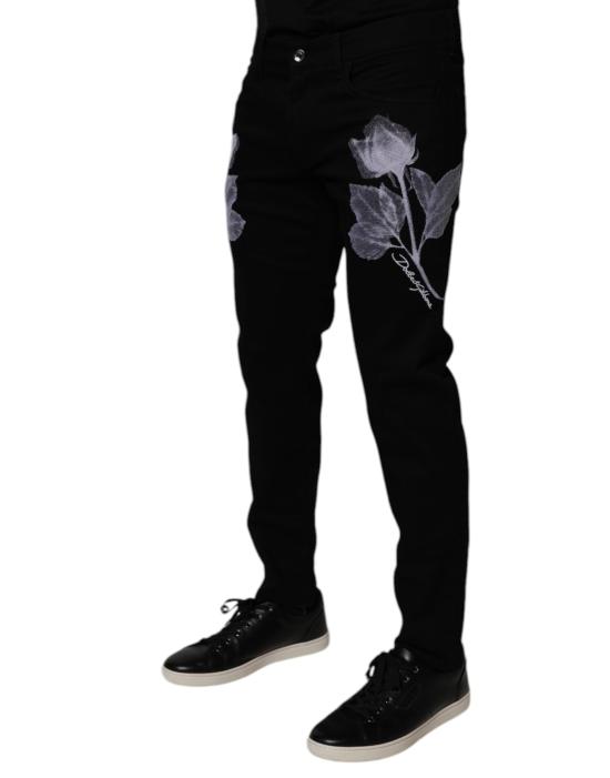  돌체앤가바나 스트레이트 팬츠 PAN75260 BLACK - DOLCE & GABBANA