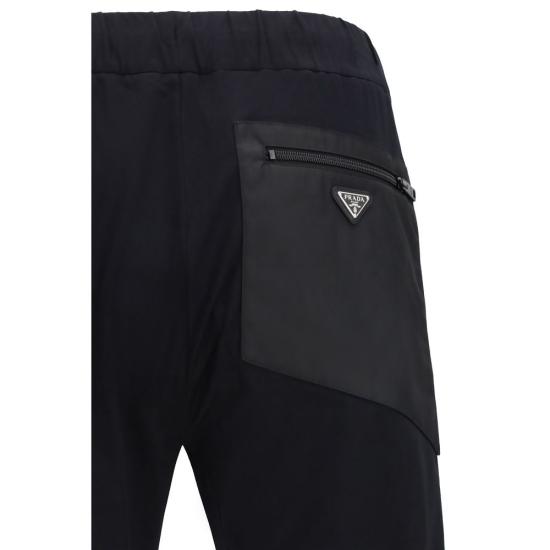 26SS 프라다 트레이닝/조거 팬츠 PRUJP209SWMO152ZF0002BB BLACK - PRADA