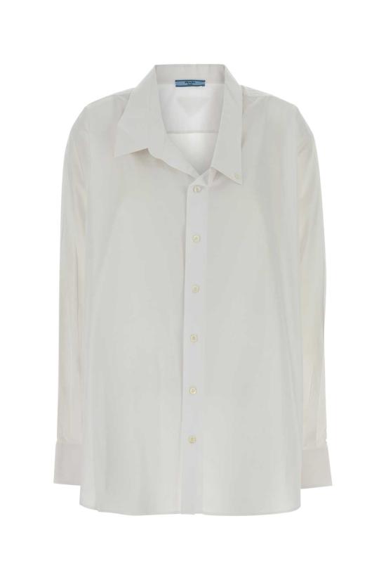 25FW 프라다 셔츠 P480ISOOO1XV2 F0009 WHITE