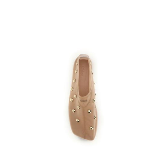 26SS 끌로에 플랫 슈즈 CHCH26S16TWE26YBB BEIGE - CHLOE