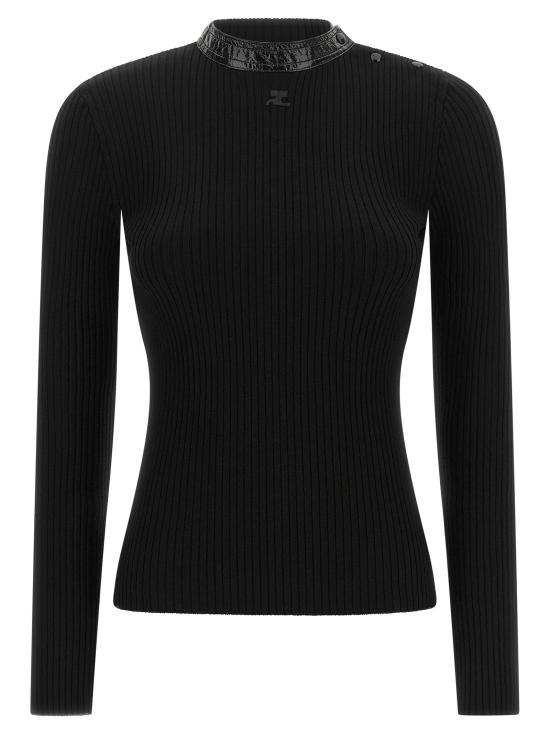 26FW 쿠레쥬 스웨터 CO339467BM BLACK