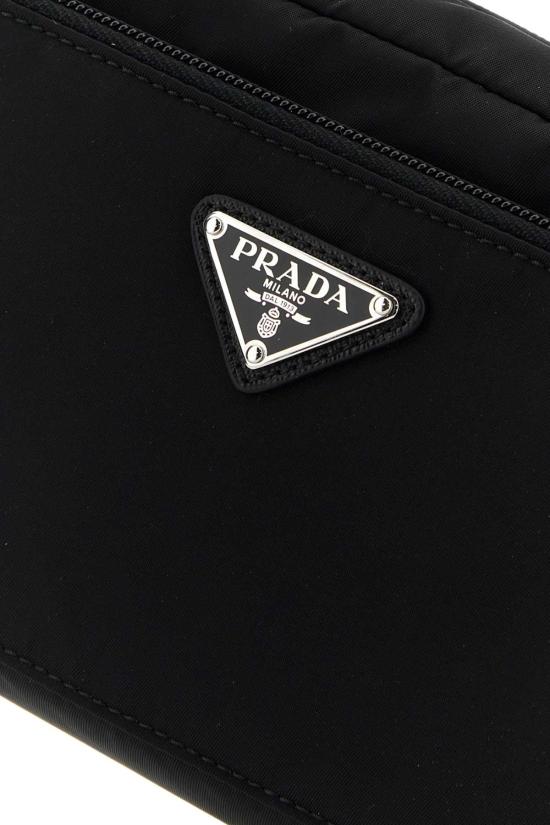  프라다 리나일론 앤 사피아노 레더 트래블 파우치 2NA0302DMH F0002 BLACK - PRADA