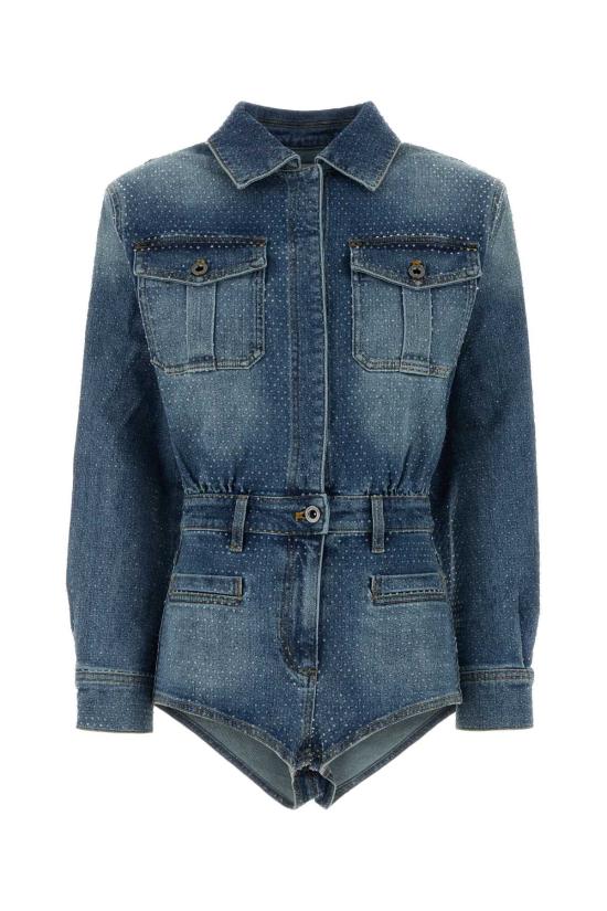 26SS 셀프 포트레이트 데님 자켓 RS26801JSABL BLUE