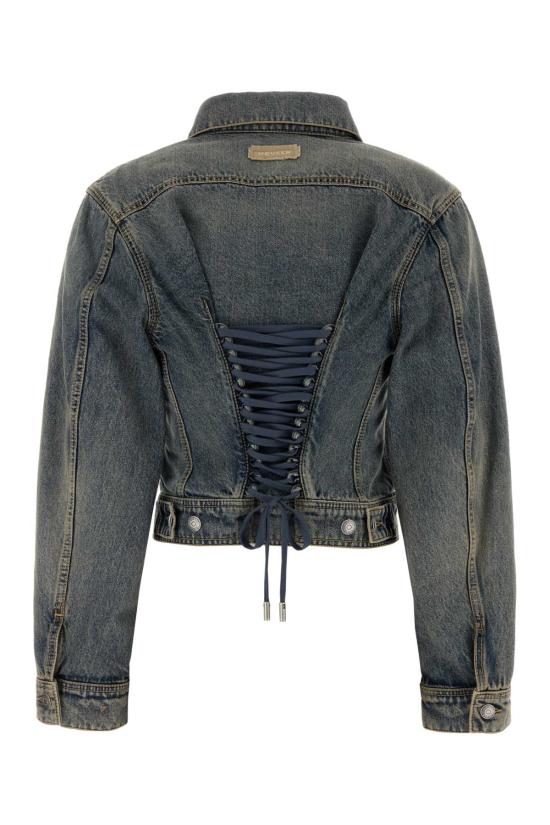 26FW 알렉산더 맥퀸 데님 자켓 871901QMAD4 4403 BLUE - ALEXANDER MCQUEEN