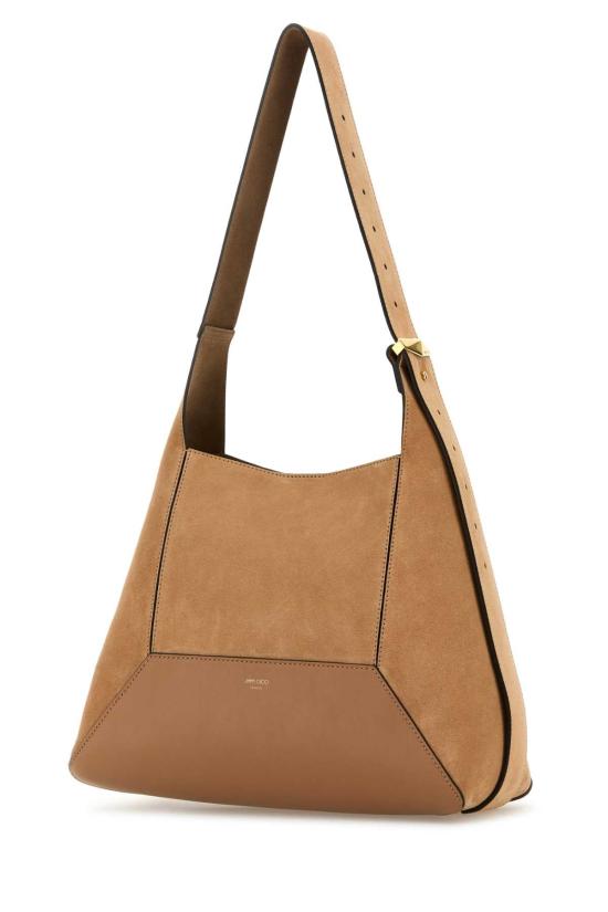  지미추 숄더백 DIAMONDHOBOMSUE TOFFEEGOLD BROWN - JIMMY CHOO