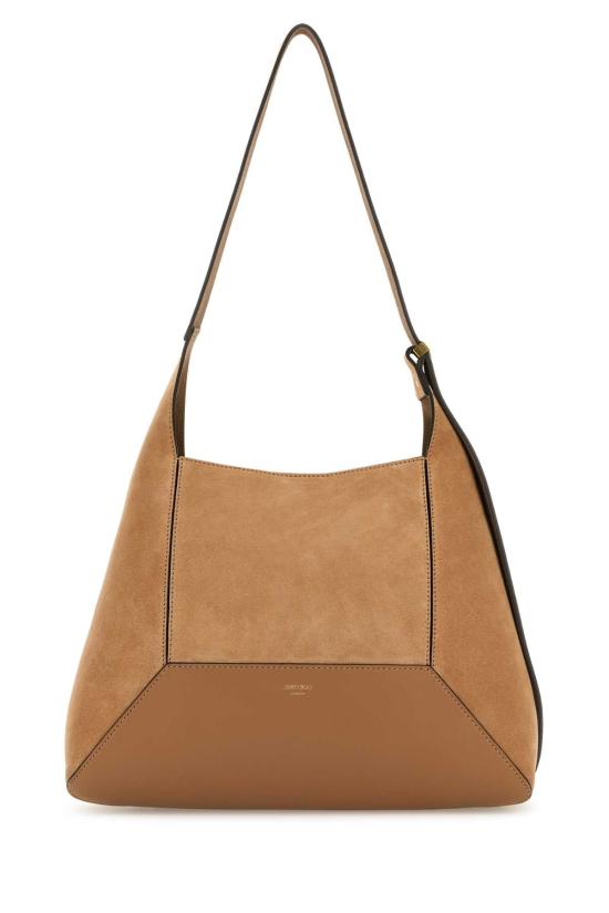  지미추 숄더백 DIAMONDHOBOMSUE TOFFEEGOLD BROWN