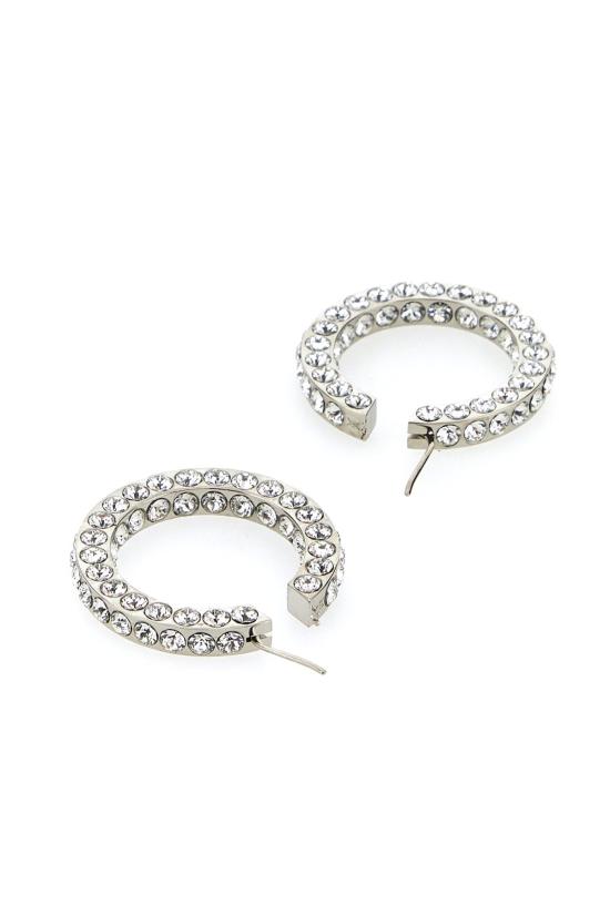  아미나 무아디 이어링 JAHHOOPBIG WHICRYSILBASE SILVER - AMINA MUADDI