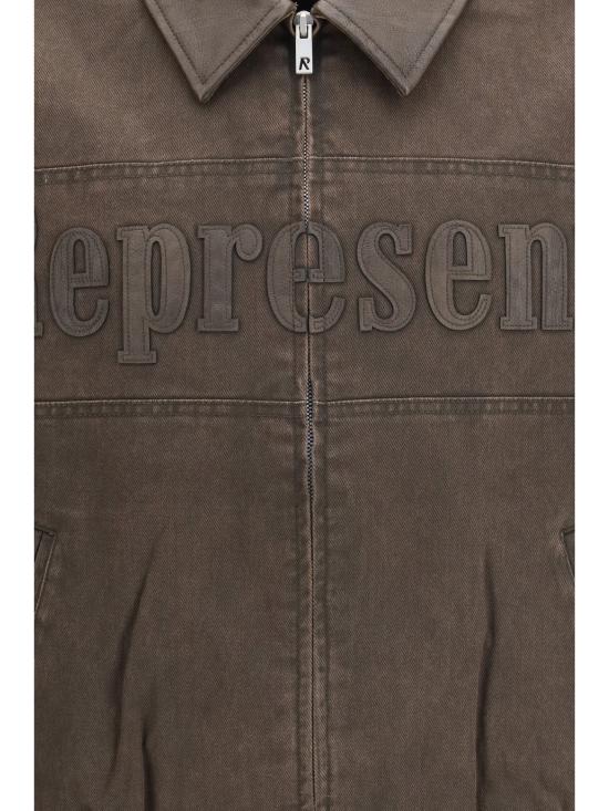 26SS 리프레젠트 봄버 자켓 MLM100544 WHISKY BROWN - REPRESENT