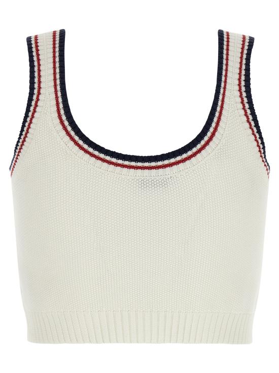 26SS 브루넬로 쿠치넬리 민소매 티셔츠 BR338420BM WHITE - BRUNELLO CUCINELLI