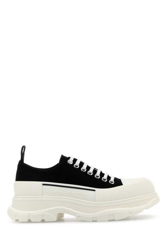 26FW 알렉산더 맥퀸 트레드 슬릭 레이스업 슈즈 705660W4AAQ 1070 BLACK