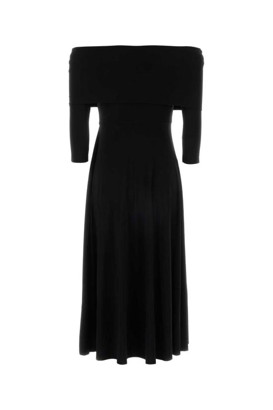 26SS 노마카말리 롱 원피스 KK1263PLU01 001 BLACK - NORMA KAMALI