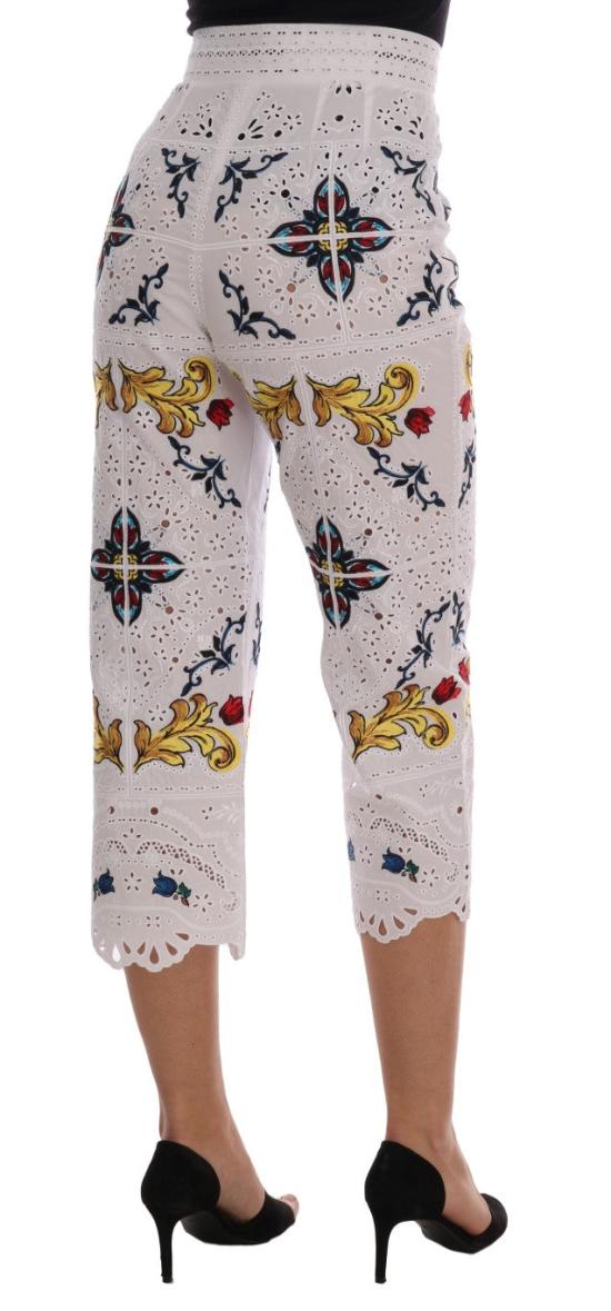  돌체앤가바나 스트레이트 팬츠 BYX1222 WHITE - DOLCE & GABBANA