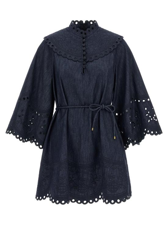 26FW 짐머만 숏 원피스 ZI336285BM NAVY