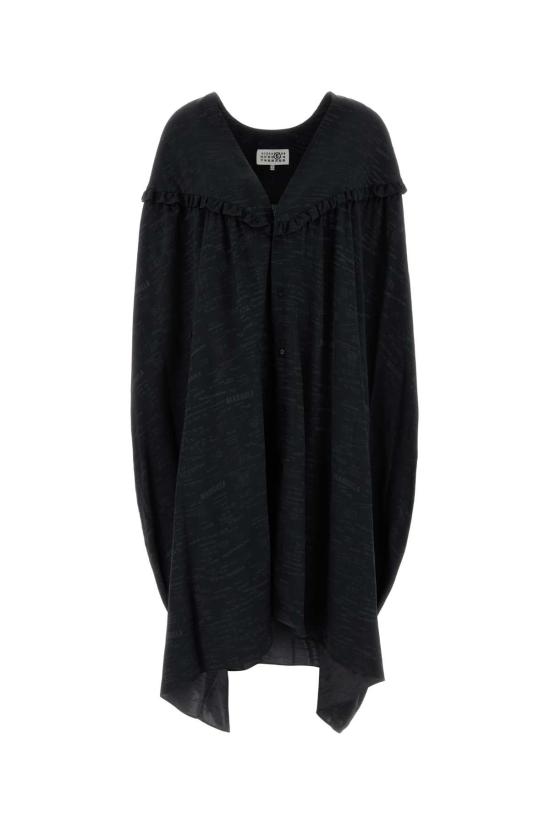 26SS MM6 메종마르지엘라 미디 원피스 S52DD0077M35737 002J BLACK