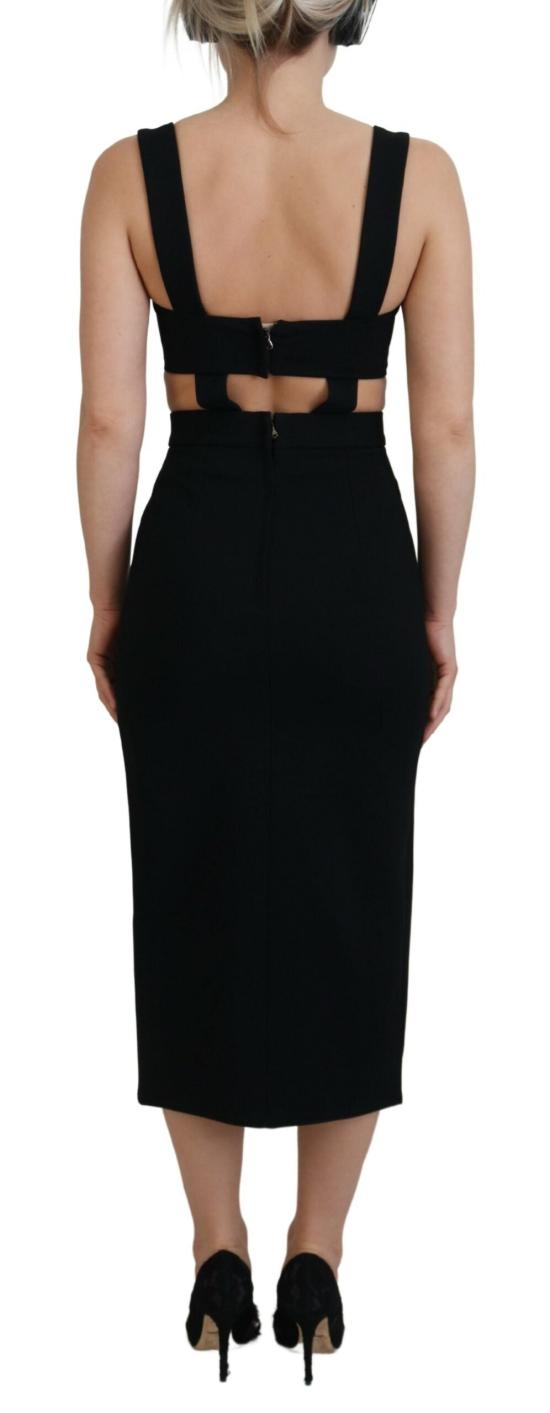  돌체앤가바나 미디 원피스 DR28893 BLACK - DOLCE & GABBANA