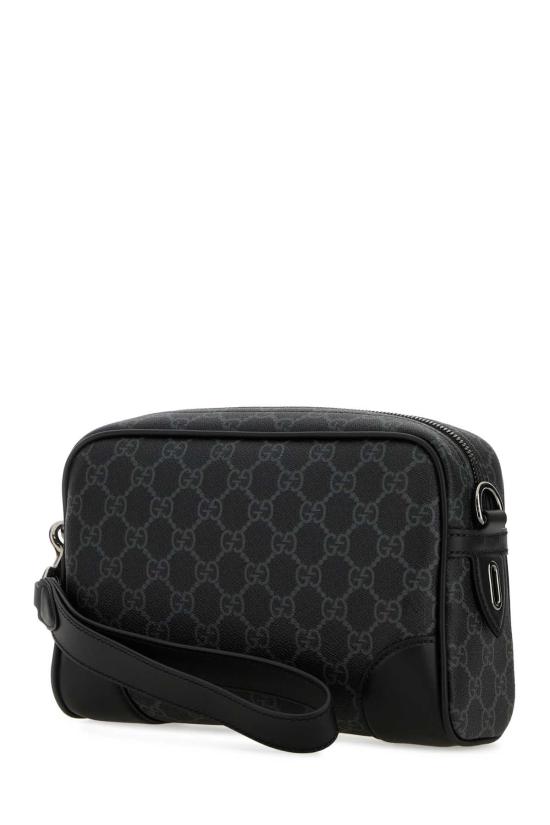 26SS 구찌 GG 엠블럼 스몰 크로스백 821155FAED4 1000 BLACK - GUCCI
