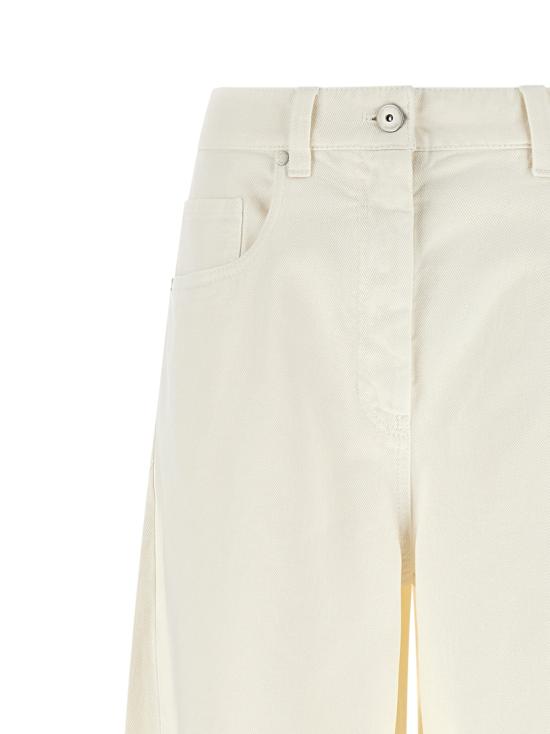 26FW 브루넬로 쿠치넬리 데님 팬츠 BR336494BM WHITE - BRUNELLO CUCINELLI