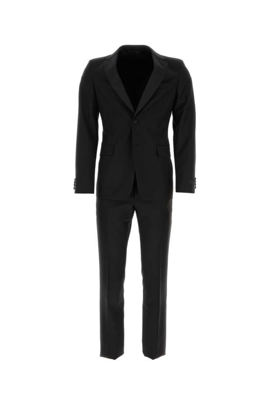 25FW 프라다 클래식 싱글 브리스티드 수트 자켓 UAF420S1521099 F0002 BLACK